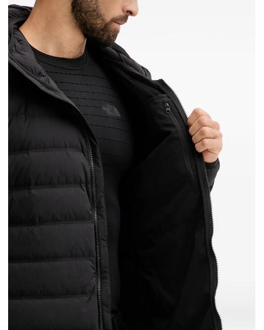 The North Face Black Abseil Hooded Padded Jacket for men