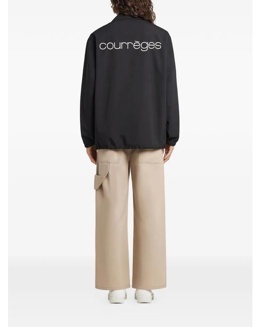 Courreges Jas Met Knopen in het Black voor heren