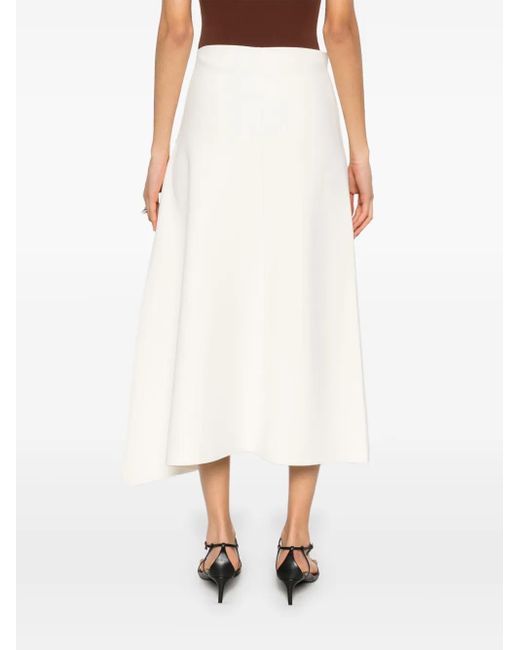 Jil Sander ニット マキシスカート White