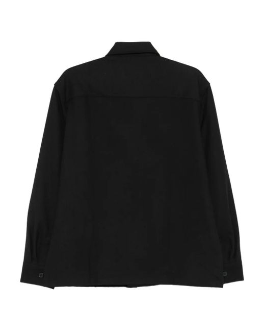 Karl Lagerfeld Black Double-Pocket Shirt for men