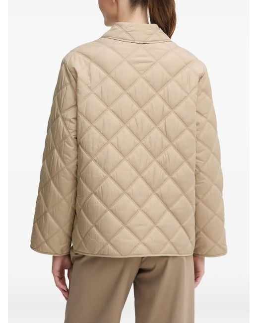 Gant Natural Quilted Collared Jacket
