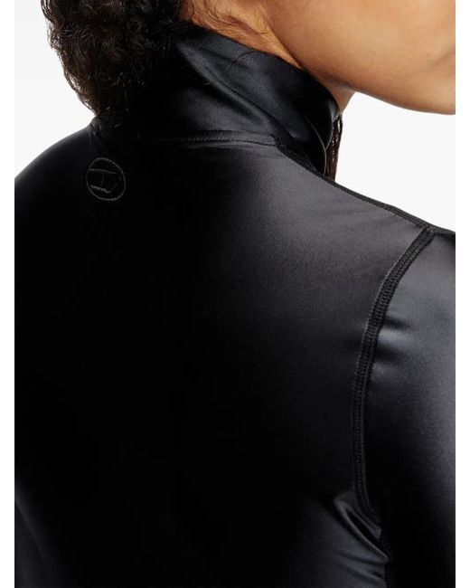 Vestido midi D-Silver DIESEL de color Black