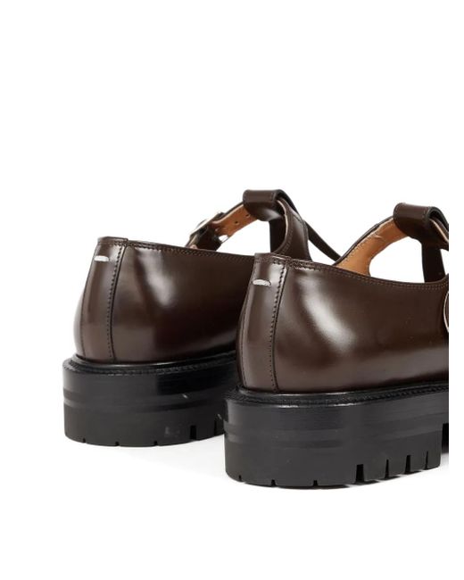 Maison Margiela Brown Tabi County Pumps