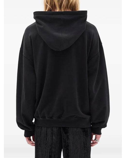 Ann Demeulemeester Black Bardi Hoodie for men