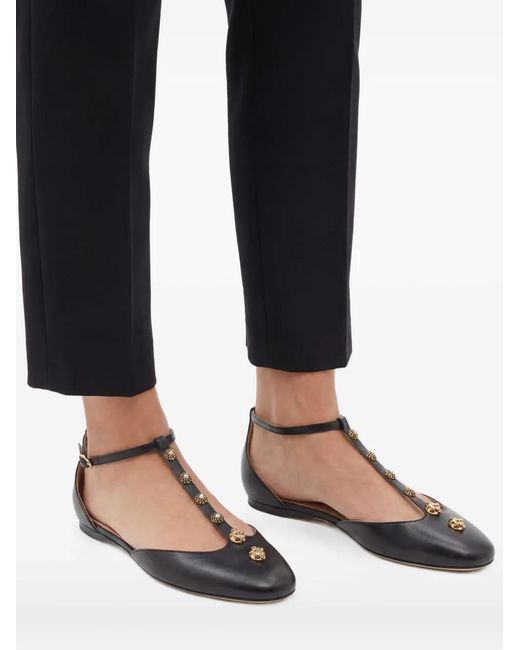 Chloé Brown Celeste Flat Pumps