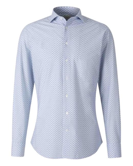 Traiano Milano Blue Rossini Radical Shirt for men