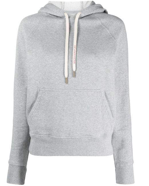 Zadig & Voltaire Gray Band Of Sisters Hoodie