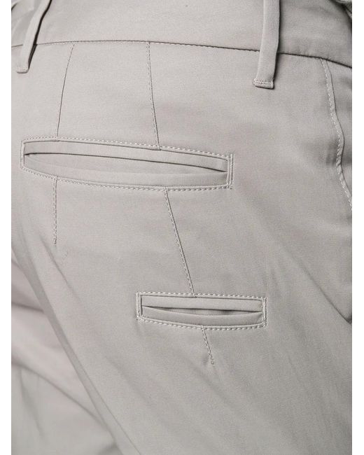 Al Duca D'aosta Gray Marius Tapered Trousers for men