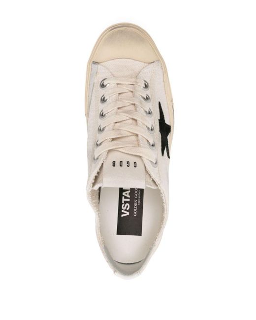 Golden Goose Deluxe Brand White Star-patch Canvas Sneakers
