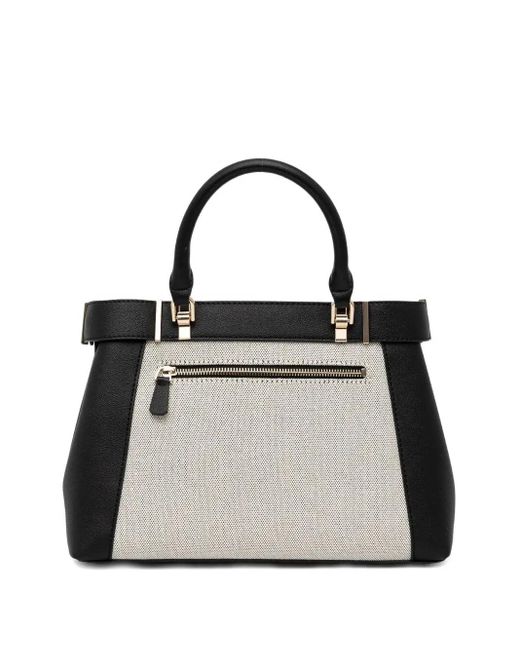 Guess Black Canvas Tote Bag
