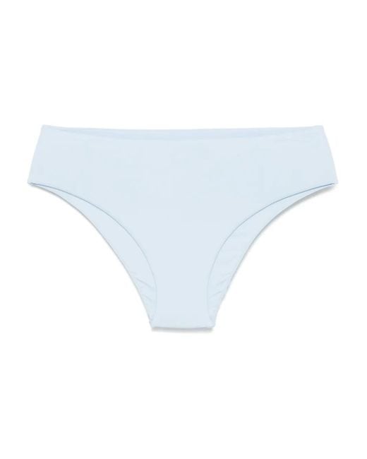 Fisico Blue High-Waisted Bikini Bottoms
