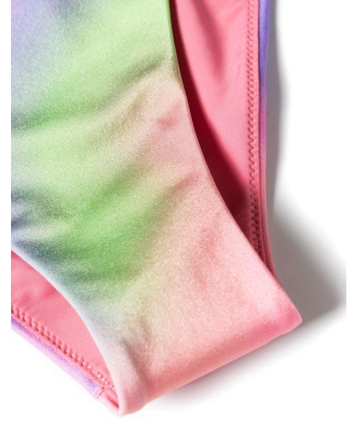 Bikini à imprimé abstrait Emporio Armani en coloris Pink