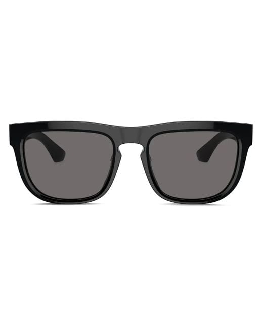 Burberry Black Square Frame Sunglasses for men