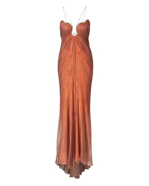 Silk dress Maria Lucia Hohan de color White