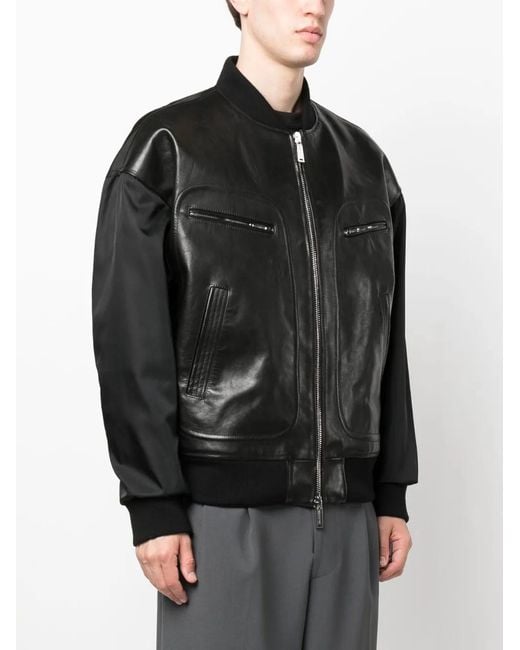 DSquared² Bomberjacke Mit Logo-Patch in Black für Herren