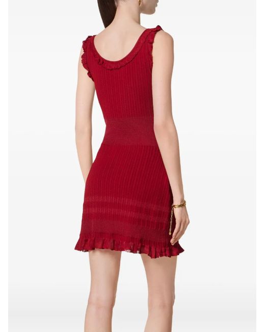 Short Dresses Versace de color Red
