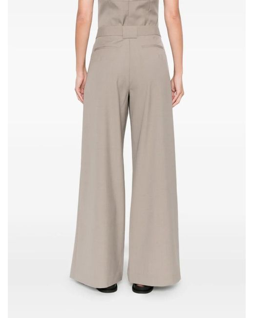 St. Agni White Pleat Trousers