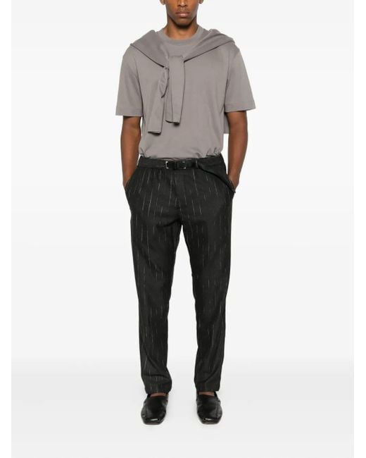 Sunspel Gray Crew-Neck T-Shirt for men