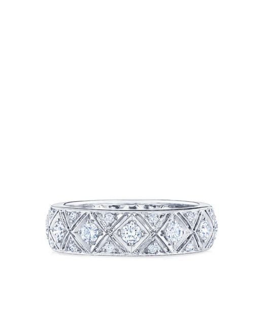 Kwiat Multicolor 18Kt Splendor Diamond Filigree Band Ring