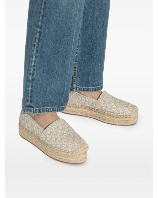 MICHAEL Michael Kors Gray Kendrick Empire Espadrilles
