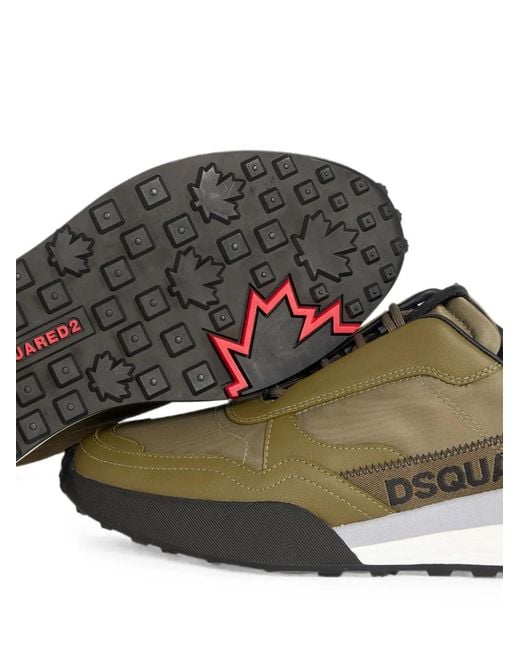 DSquared² Green Baskets D2 Flow À Empiècements for men