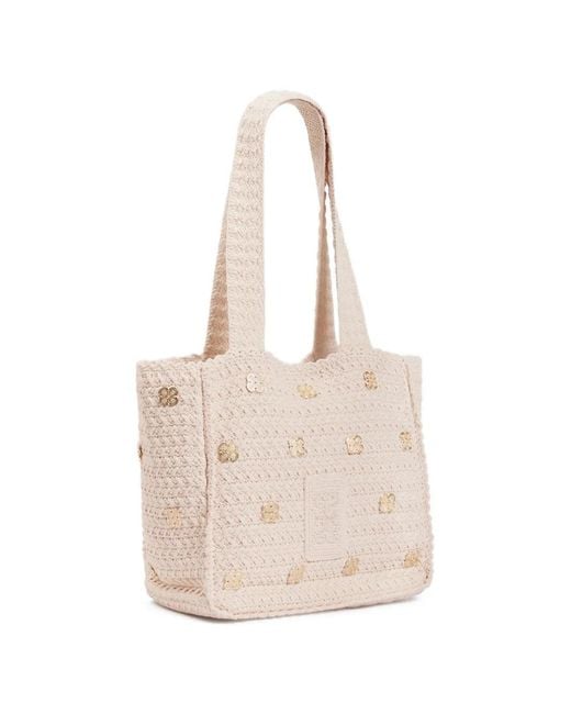 Bolso Mini Con Aplique Sandro de color Natural