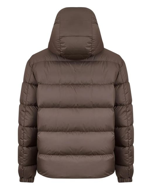 Peserico Brown Hooded Jacket for men