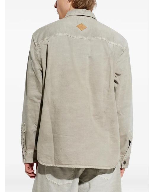 Haikure Gray Arno Patch Pocket Shirt for men