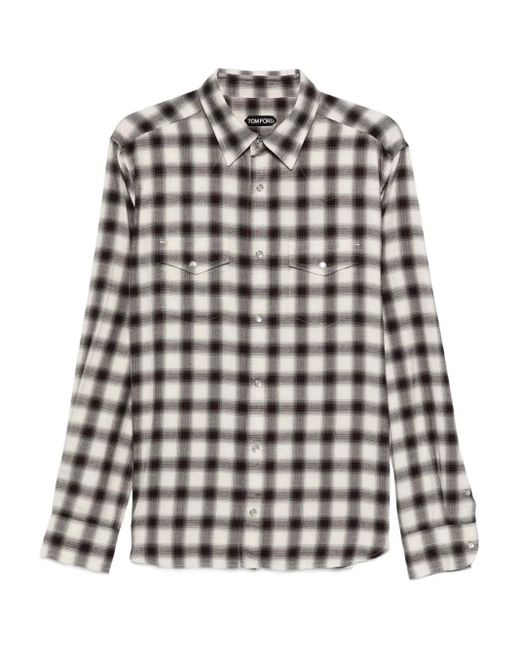 Tom Ford Gray Casual Shirts for men