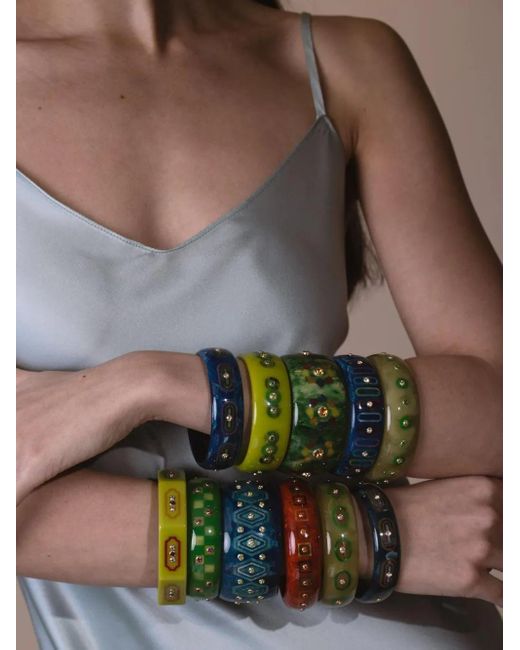 Mark Davis Green Bracelet En 18Ct