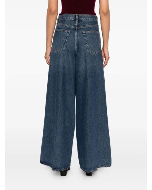 FRAME Blue The Drape Jeans