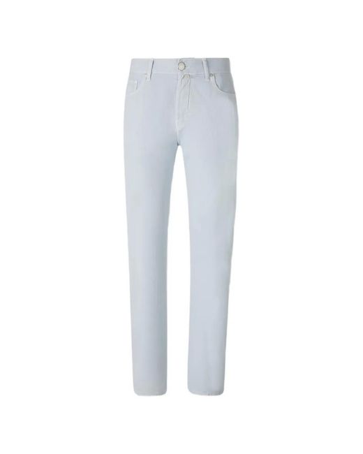 Jacob Cohen Blue Pocket Jeans for men