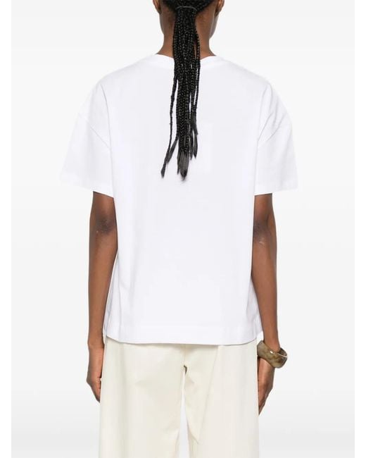 Pennyblack White Graphic-Print Short-Sleeve T-Shirt