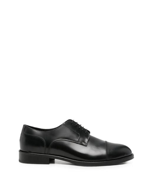 VELA SHOP Black Derbies En Cuir for men