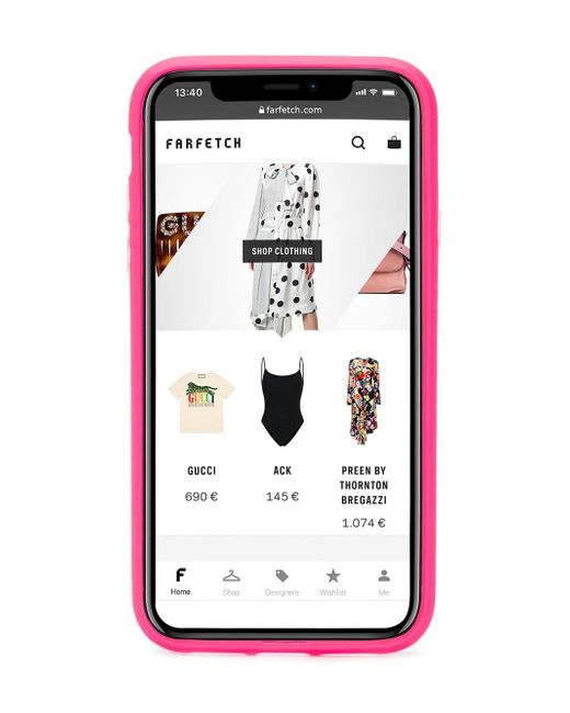 Moschino Teddy Iphone Xr Case In Fuchsia Pink Lyst Australia