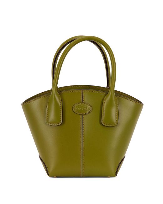 Tod's Green Micro Vaso Tote Bag