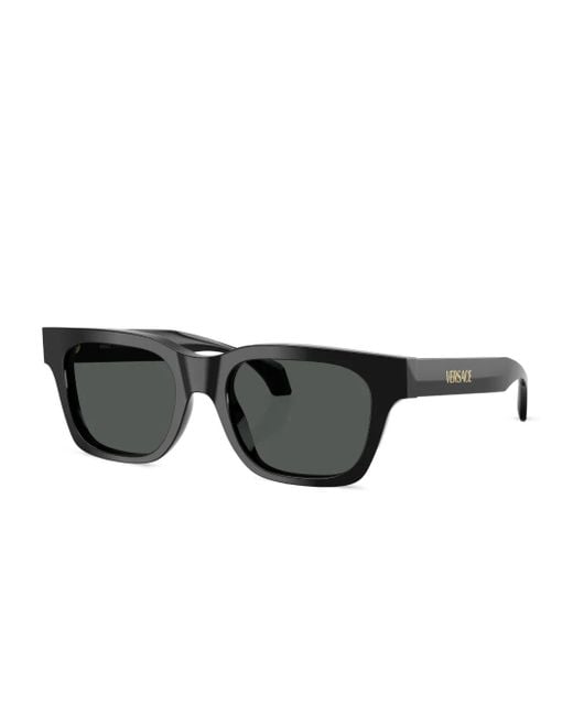 Versace Black Square Sunglasses for men