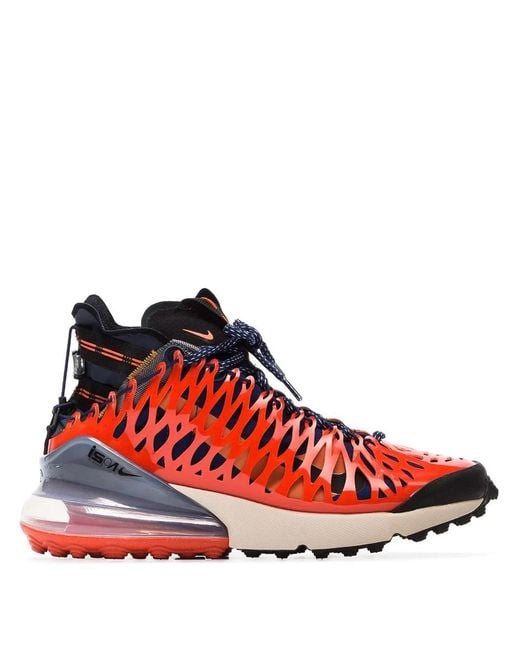 Nike Orange Air Max 270 Ispa Sneakers