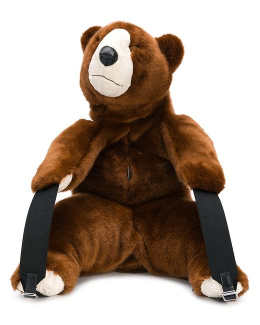 Dolce & Gabbana Brown Teddy Bear Backpack for men