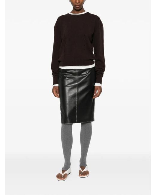 Paloma Wool Black Round-Neck Sweater