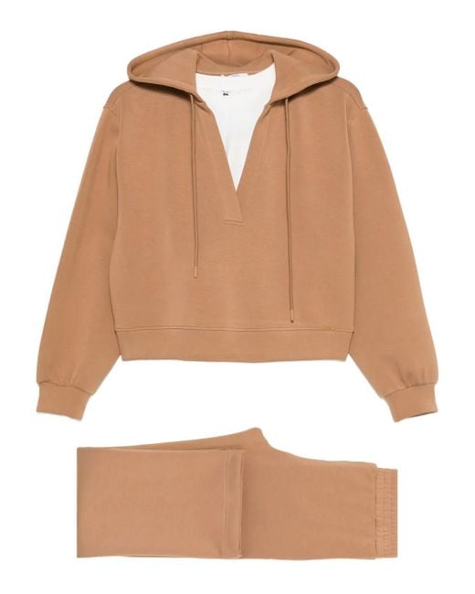 Twinset フーデッド トラックスーツ Natural