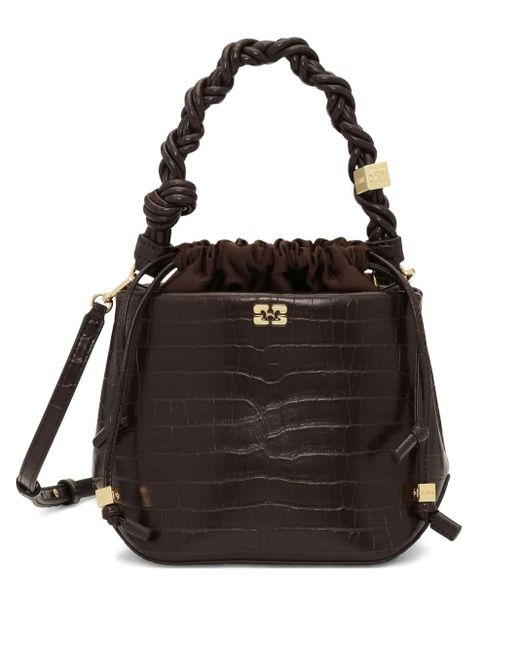 Ganni Bou バケット バッグ Black