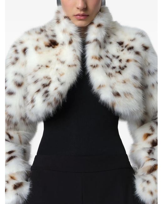 Apparis White Odette Cropped Jacket