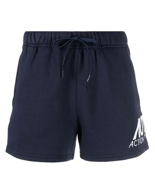 Autry Blue Shorts With Logo