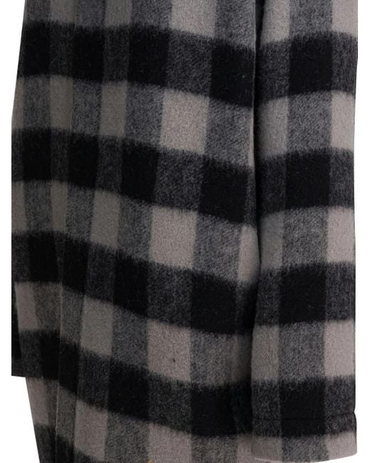 Rick Owens Black "Island" Long Coat