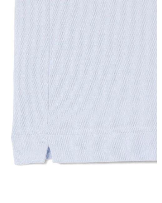Lacoste White Polo En Piqué for men
