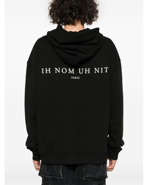 The Idol cotton hoodie Ih Nom Uh Nit de hombre de color Black