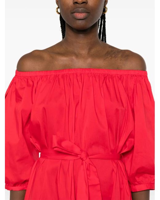 Liu Jo Red Popeline-Minikleid