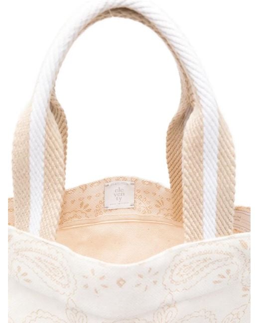 Eleventy Natural Logo Tote Bag for men
