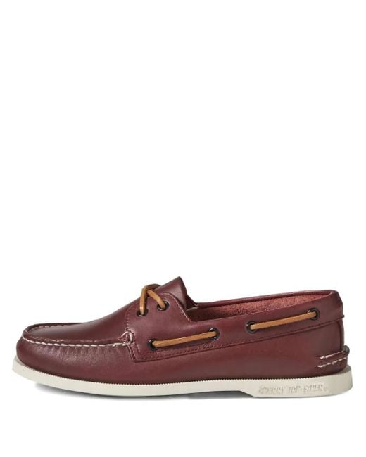 Sperry Top-Sider Brown Leather Boat Shoes